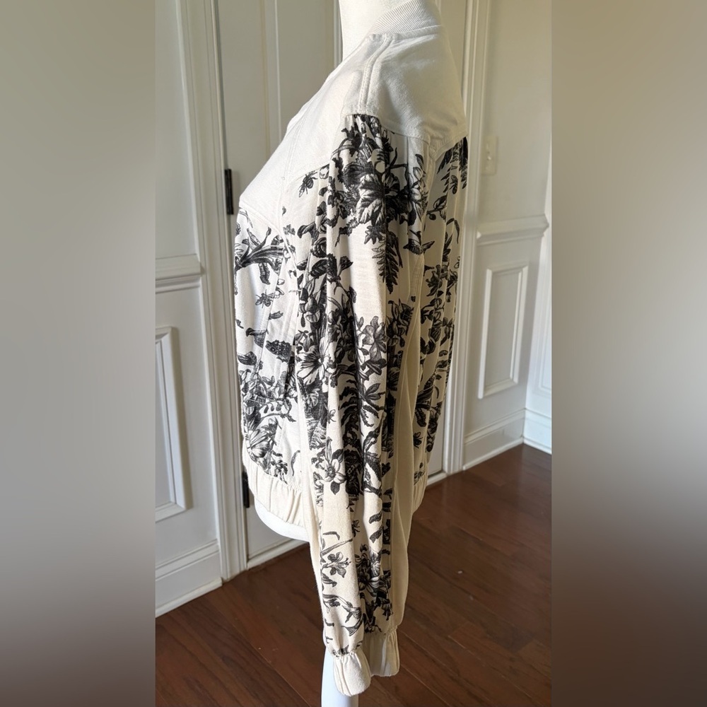 Daily Practice by Anthropologie Valencia Half-Sleeve Bomber Jacket Size XS - Picture 3 of 5